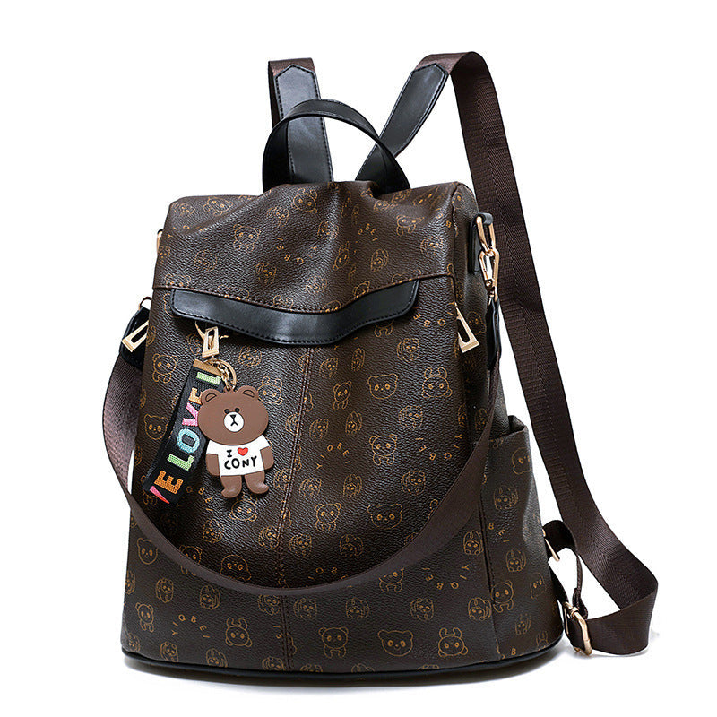 Innovative Women's Comfortable Soft Leather Large Backpacks
